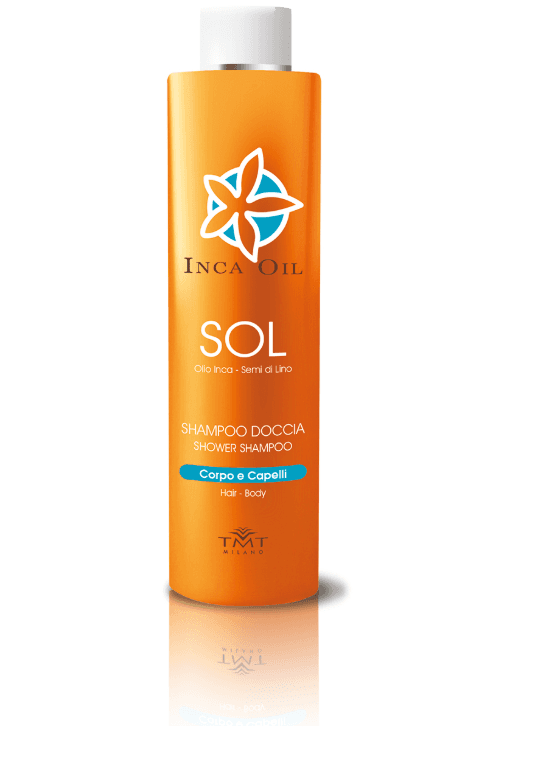 SOL INCA OIL SHOWER SHAMPOO HAIR & BODY Šampón s INCA OLEJOM a UV FILTROM